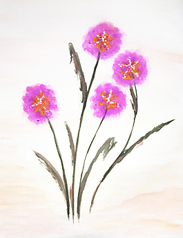 位圖 植物 寫意花卉 花朵 免費(fèi)素材