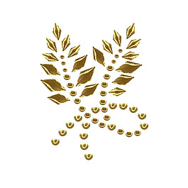 燙鉆 鉚釘 植物 葉子 免費(fèi)素材