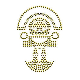 燙鉆 圖騰 機(jī)器人 免費(fèi)素材