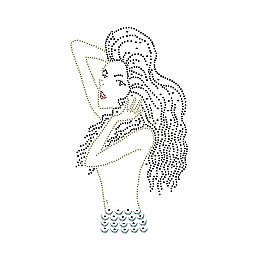燙鉆人物 女人 免費(fèi)素材