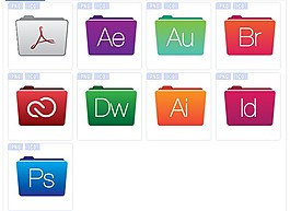 Adobe文件夾系列圖標