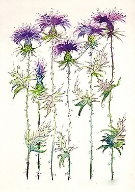 位圖 植物 寫意花卉 花朵 免費(fèi)素材