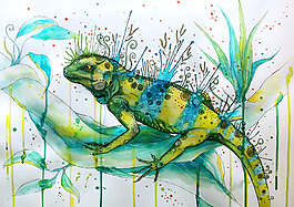位圖 插畫 時尚插畫 動物插畫 插畫師 免費素材