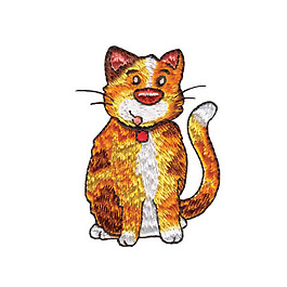 繡花 可愛卡通 卡通動物 貓 免費素材