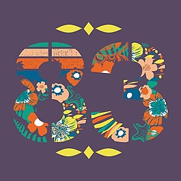 印花矢量圖 T恤圖案 圖文結(jié)合 植物 花朵 免費素材