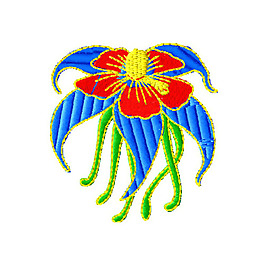 繡花 植物 花朵 免費(fèi)素材