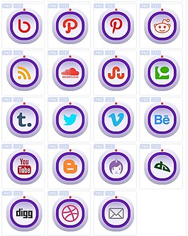 迷你相機社交媒體圖標(biāo)