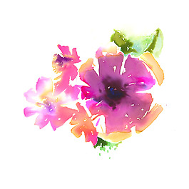 位圖 植物 寫意花卉 花朵 免費(fèi)素材