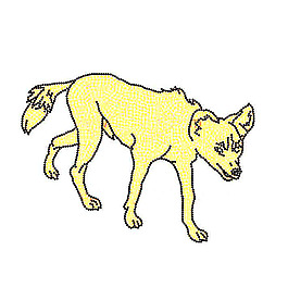 燙鉆 動物 狗 免費素材