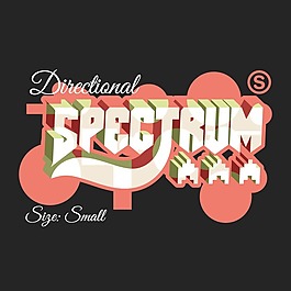 印花矢量图 T恤图案 纯文字 英文 3D效果 免费素材