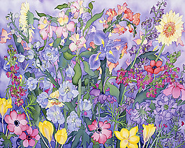 位圖 植物 寫意花卉 花朵 免費(fèi)素材