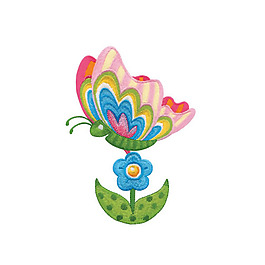繡花 動物 昆蟲 蝴蝶 免費素材