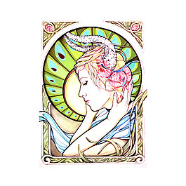 位圖 插畫 時尚插畫 人物插畫 藝術效果 免費素材