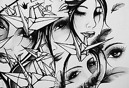位圖 插畫 時(shí)尚插畫 人物插畫 插畫師 免費(fèi)素材