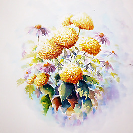 位圖 植物 寫意花卉 花朵 免費(fèi)素材