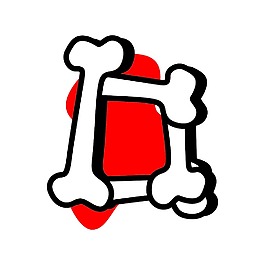 萬圣節(jié)的文字輸出從骨頭