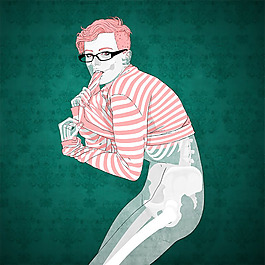 位圖 插畫 時尚插畫 人物插畫 插畫師 免費素材