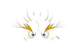 憤怒的邪惡的眼睛
