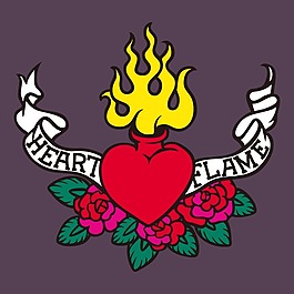 印花矢量圖 T恤圖案 圖文結(jié)合 幾何 心形 免費(fèi)素材