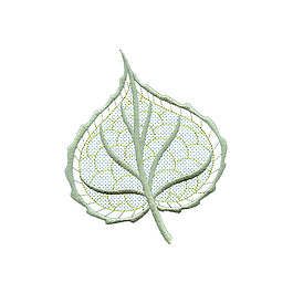 繡花 植物 葉子 免費(fèi)素材