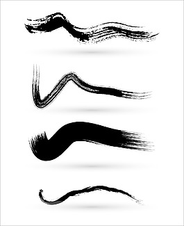 黑色形狀桿元