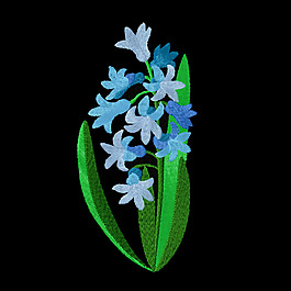 繡花 植物 花朵 免費素材