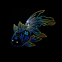 燙鉆 動(dòng)物 金魚 免費(fèi)素材