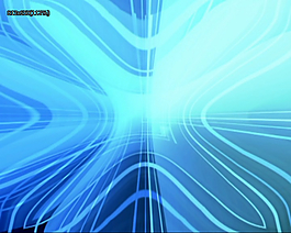 藍色線條動態視頻素材