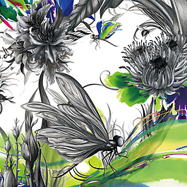 位圖 插畫 時尚插畫 植物插畫 植物插畫 免費(fèi)素材