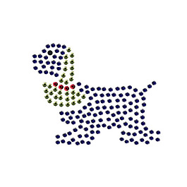 燙鉆 動物 狗 免費素材
