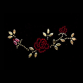 燙鉆 領(lǐng)邊 植物 花朵 免費素材