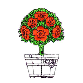 繡花 植物 花朵 免費素材