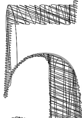 手绘字体矢量插画