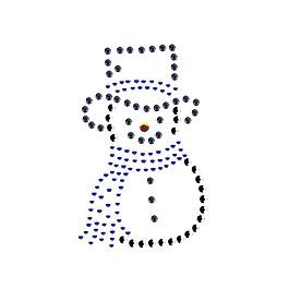 燙鉆 人物 雪人 節(jié)日元素 圣誕節(jié) 免費素材