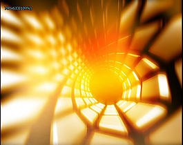 黃色漩渦動態高清視頻