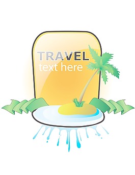 旅行的旗幟