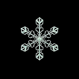 繡花 生活元素 雪花 免費素材