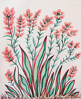 位圖 植物 寫意花卉 花朵 免費素材
