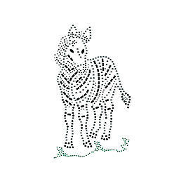 燙鉆 動物 斑馬 免費(fèi)素材