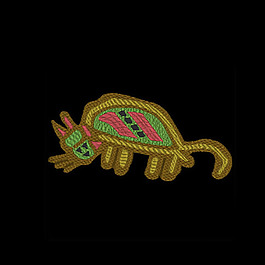 繡花 動物 貓 免費(fèi)素材