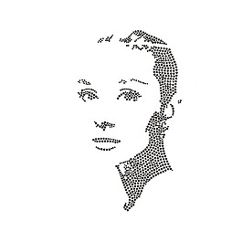 燙鉆 經典人物 女人 奧黛麗赫本 免費素材