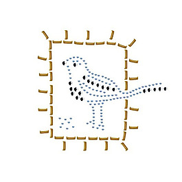 燙鉆 生活元素 郵票 動(dòng)物 鳥(niǎo) 免費(fèi)素材