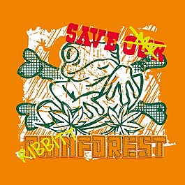 印花矢量圖 T恤圖案 圖文結(jié)合 動物 青蛙 免費素材