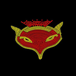 燙鉆 動(dòng)物 狐貍 皇冠 免費(fèi)素材