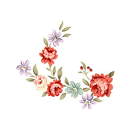 位圖 植物 寫意花卉 花朵 免費(fèi)素材