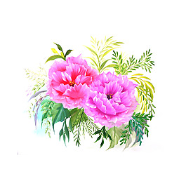 位圖 植物 寫意花卉 花朵 免費素材