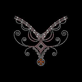 燙鉆 領(lǐng)邊 花紋 抽象花紋 免費素材