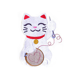 貼布 卡通動(dòng)物 招財(cái)貓 毛線 孕婦裝 免費(fèi)素材