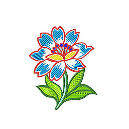 繡花 植物 花朵 免費素材