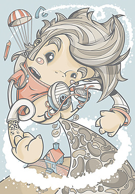 位圖 插畫 卡通插畫 插畫師 Greg 免費(fèi)素材